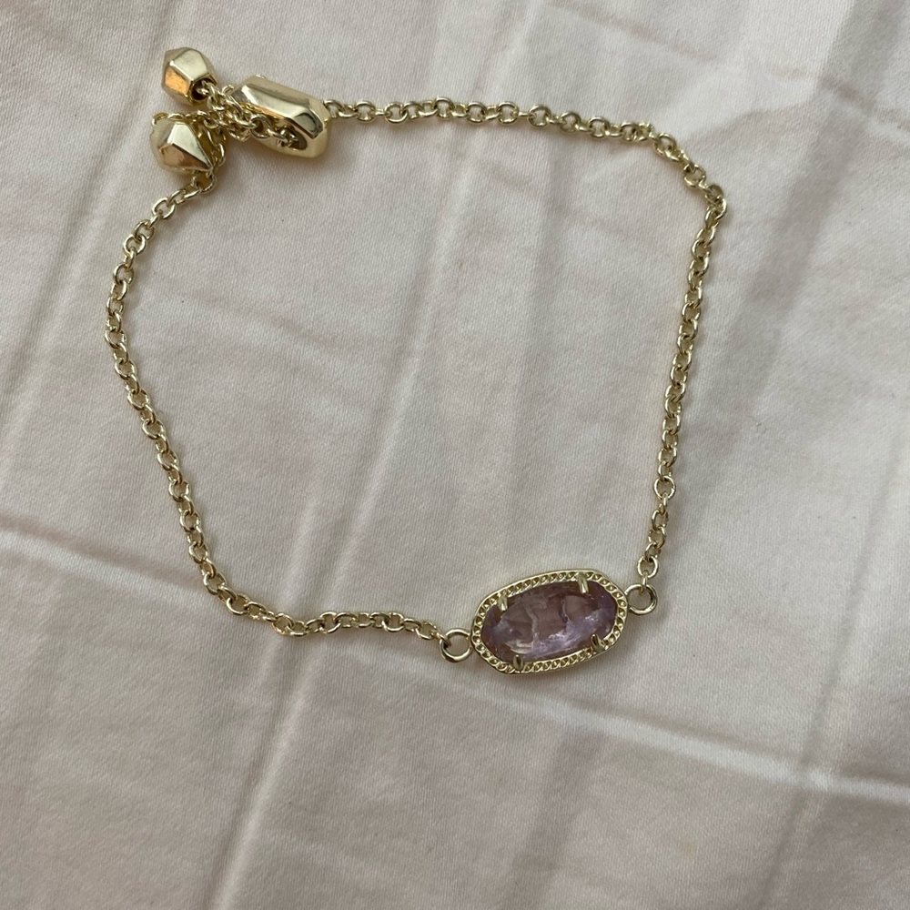 Kendra Scott light amethyst bracelet